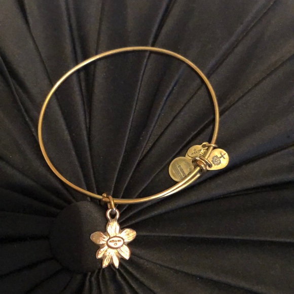 Alex and Ani Apple Blossom Charm Bracelet - Picture 3 of 4